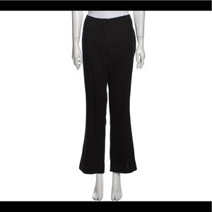 Dolce & Gabbana D&G black wool pants w/ankle slit